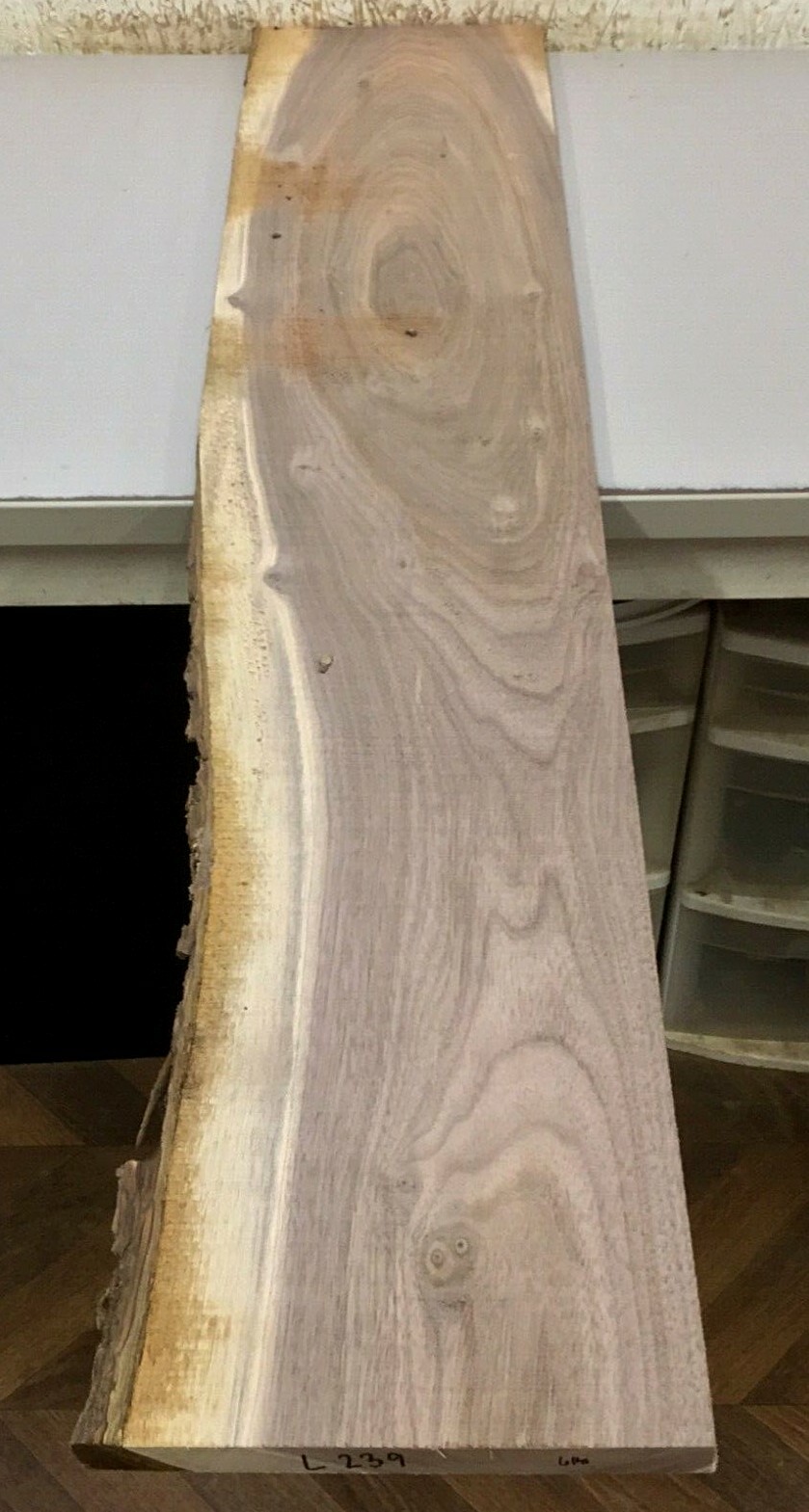 L239 Live Edge Black Walnut Board (47