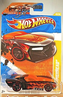 2011 Hot Wheels #49 New Models 49/50 Dale Jr. Design HAMMERHEAD Black Variation 
