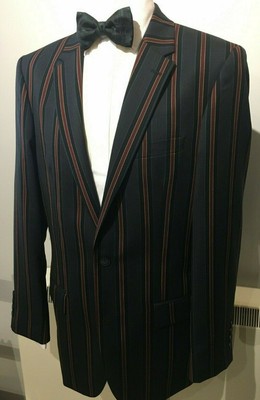 REGATTA HENLEY REGATTA MARINEBLAU ROT GELB STREIFEN BLAZER SOMMER PARTY BOOTFAHREN JACKE