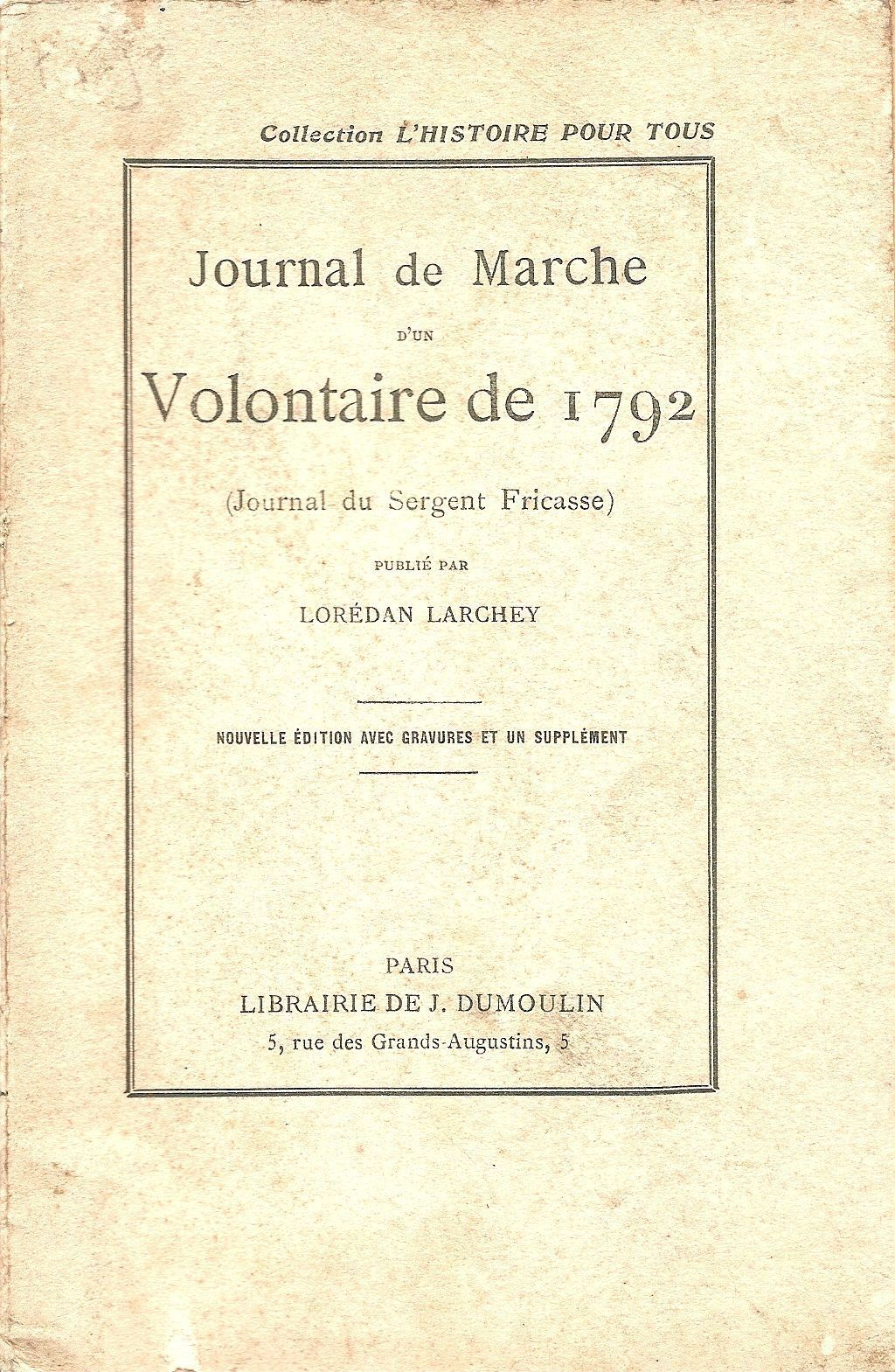 Livres anciens et de collection en couverture souple