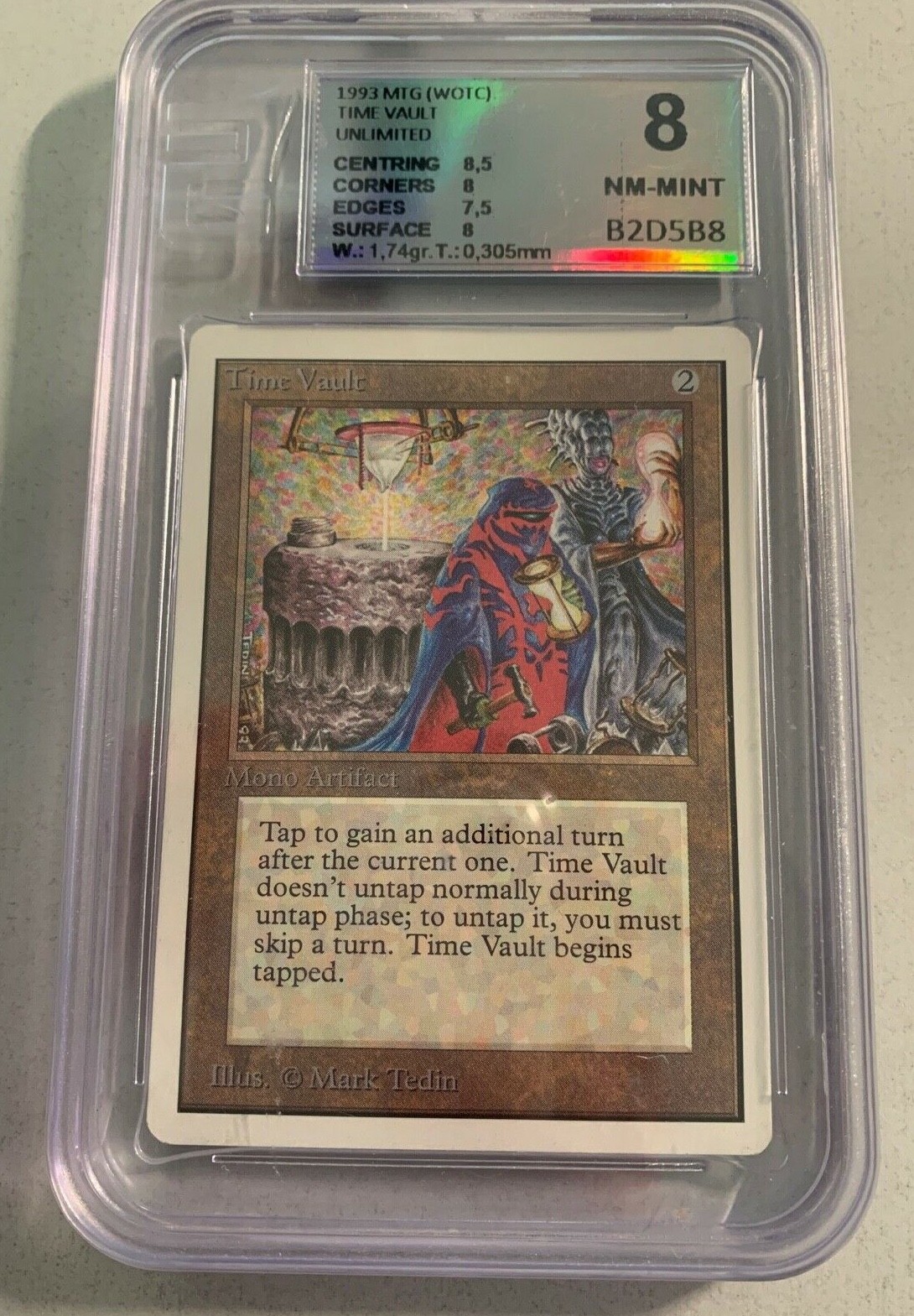 Time Vault Unlimited Graded 8 (8.5/8/7,5/8) Near Mint Magic Time Vault Unlimited Graded 8 (8.5/8/7,5/8) Near Mint Magic