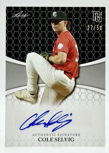 2022 Leaf Perfect Game National Showcase - Cole Selvig #BA-CS5