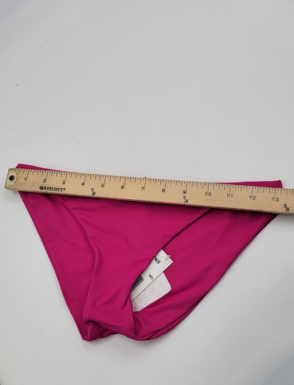 L*Space Camacho Bikini Bottom Women's XS Bougainville Solid Full Coverage - Picture 5 of 12