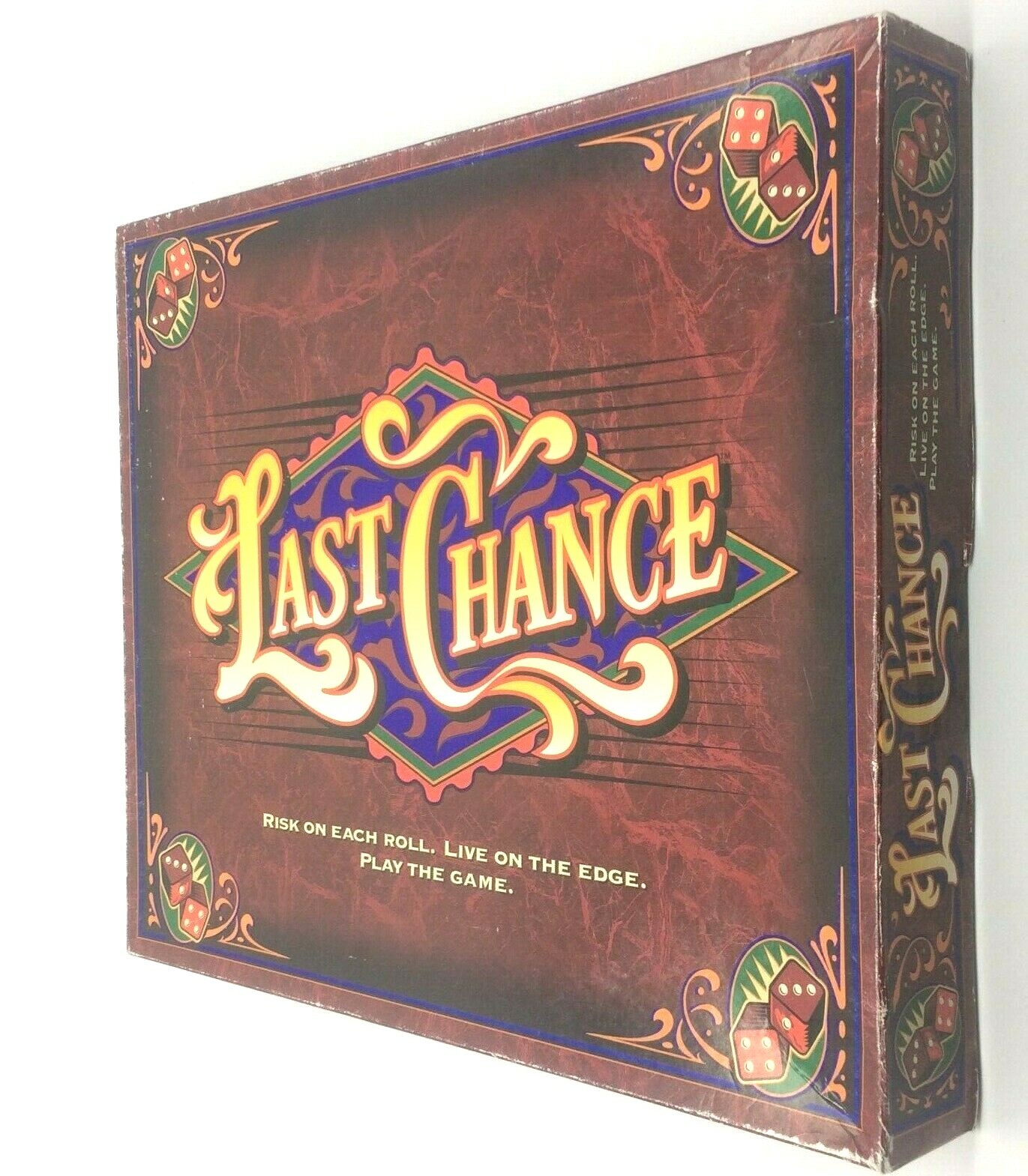 Last Chance Game by Milton Bradley Vintage Dice Rolling Board Game 1995
