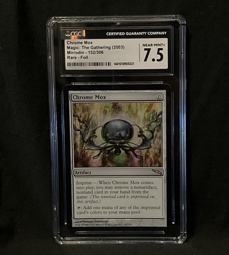 Chrome Mox FOIL Mirrodin NM+ CGC (5021) Grade 7.5 Magic