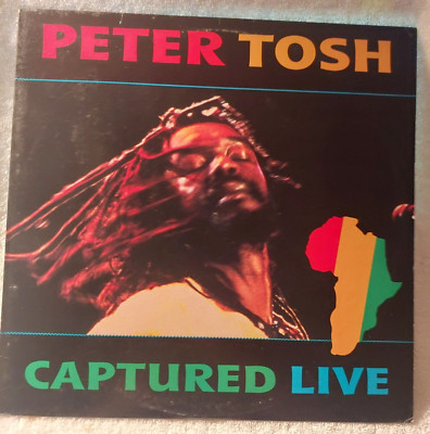 Peter Tosh ¨Captured Live¨ (EMI ST-17126) LP/Vinyl 1984  FAST,FREE SHIP VG/VG