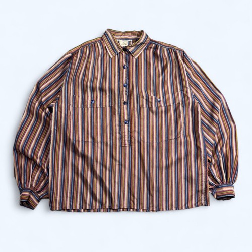 Saint Laurent Rive Gauche Vintage Silk Shirt Size 2 made in