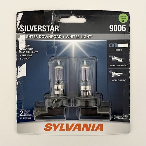 Sylvania 9006 SilverStar Halogen High Performance Headlight Pair Set 2 Bulbs
