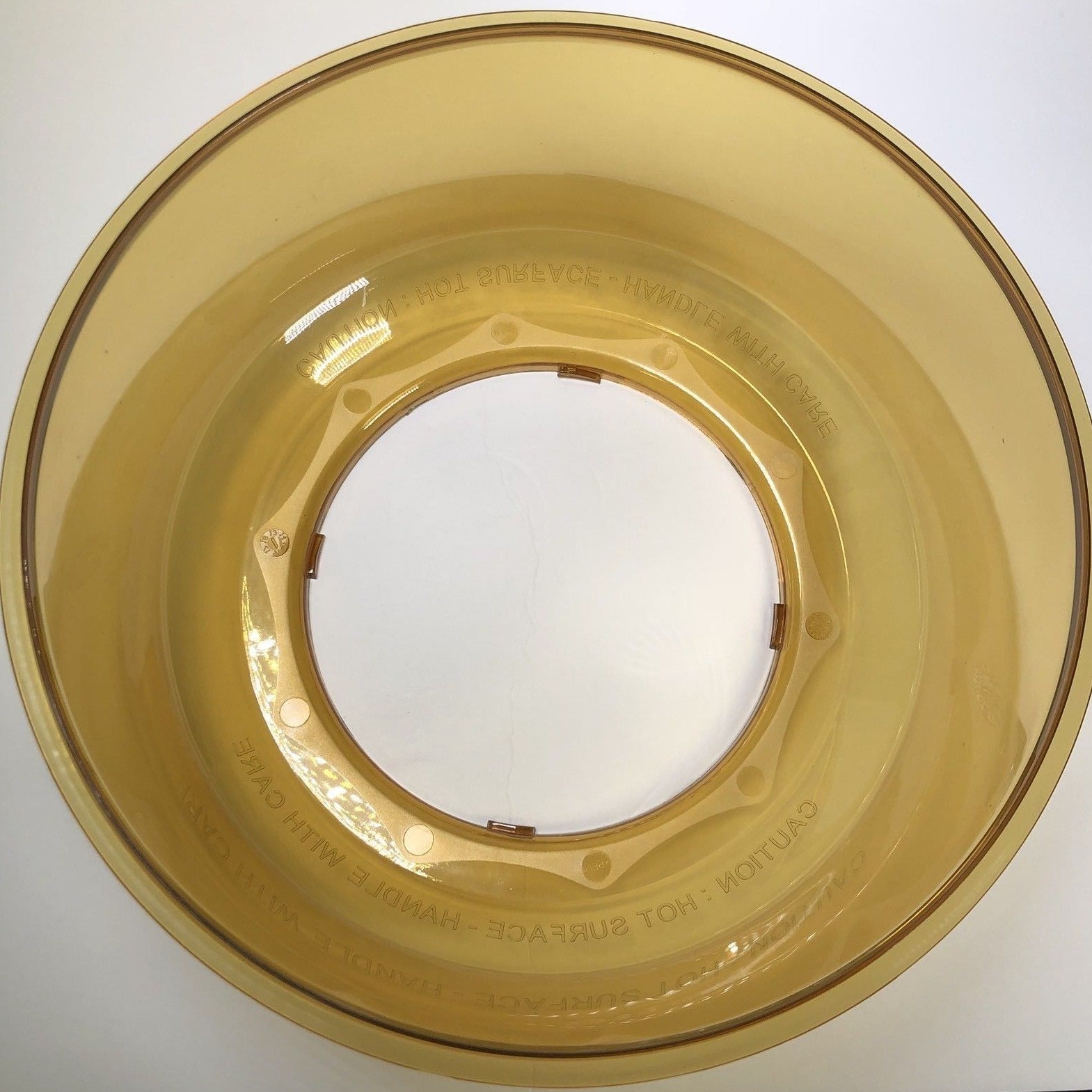Nuwave ProPlus Amber Acrylic Dome ONLY Replacement Part Infrared Model 20601