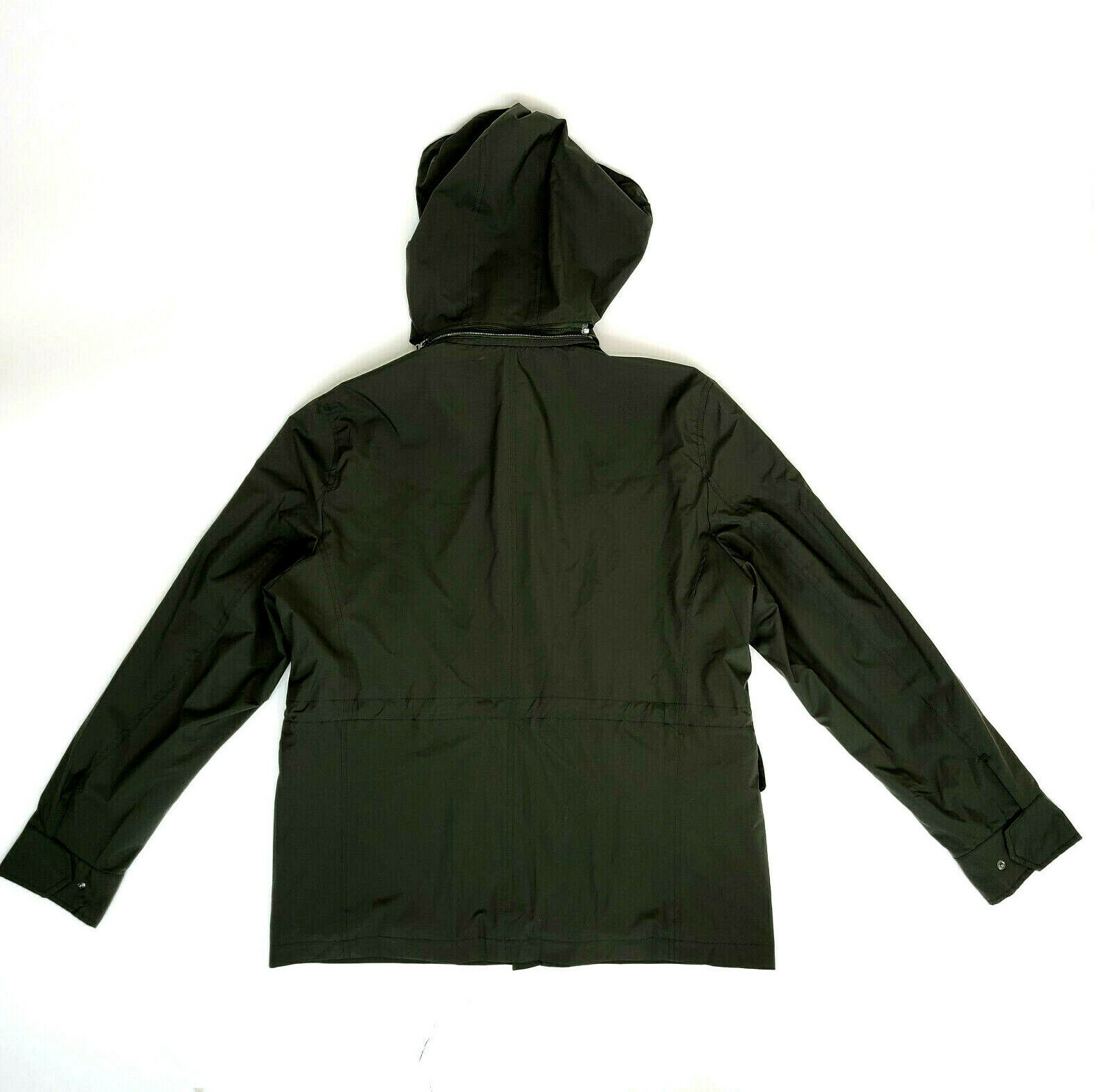 Pre-owned Peter Millar Men Large Xl Flex Discovery $798 All Weather Rain Jacket Hood Green