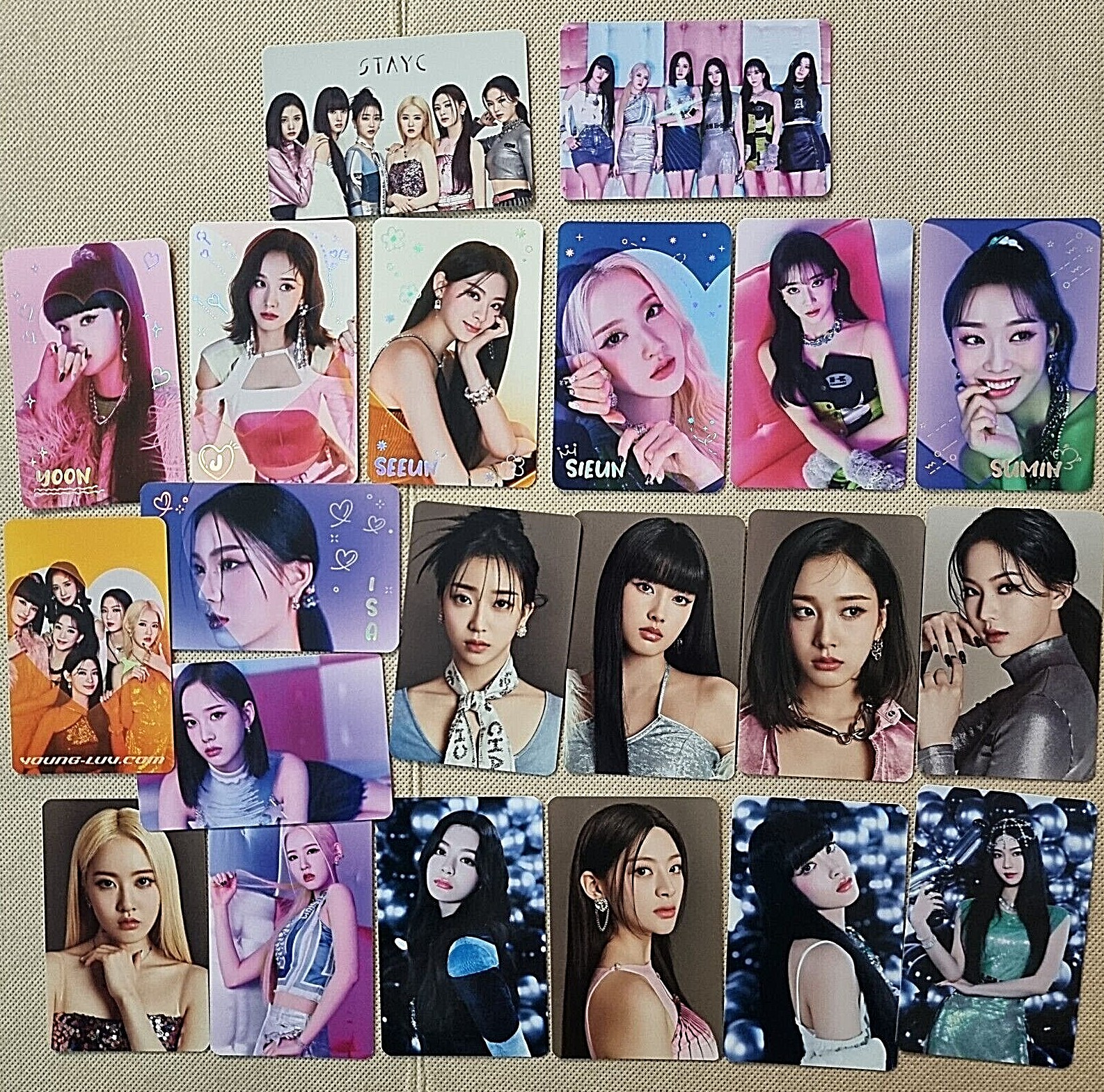 STAYC 2nd Mini Album YOUNG-LUV.COM OFFICIAL MD PHOTOCARD SET