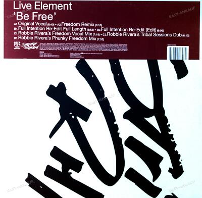 Live Element - Be Free 2Maxi (VG-/VG+) ´