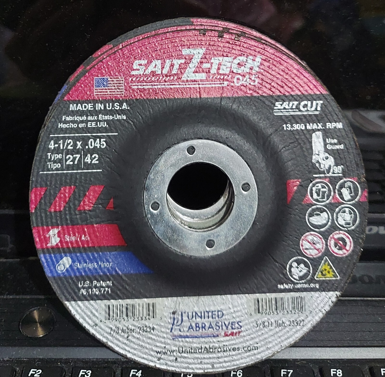 斉ト 4) United Abrasives SAIT 23334 Sait Z-Tech Cutting Wheel | eBay