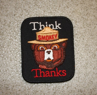 Smokey Bear Fire Prevention Patch, new condition  CA, California