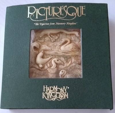 Harmony Kingdom Picturesque Tile Noah's Park BEAKY'S BEACH (PXNA3), NIB