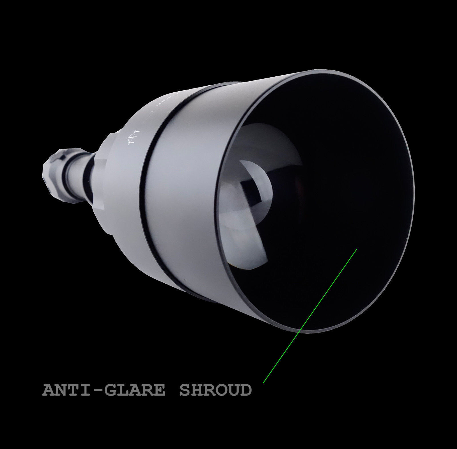 UniqueFire 1605 75mm LENS 5W 850nm USB Rechargeable IR Hunting Zoom Flashlight