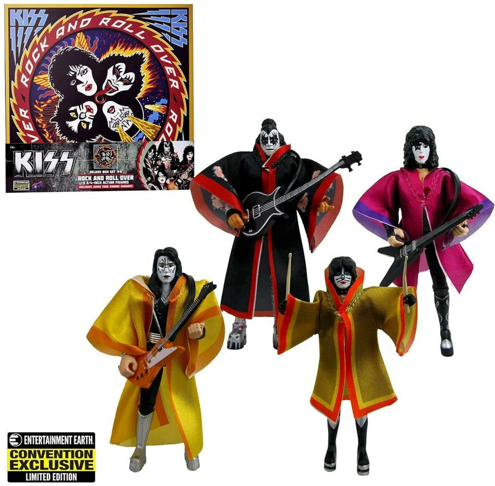 NEW KISS Rock and Roll Over 3 3/4-Inch Action Figure Deluxe NEW KISS Rock and Roll Over 3 3/4-Inch Action Figure Deluxe