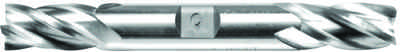 11/32'' HSS 4Fl Double End Mill - 4 pieces
