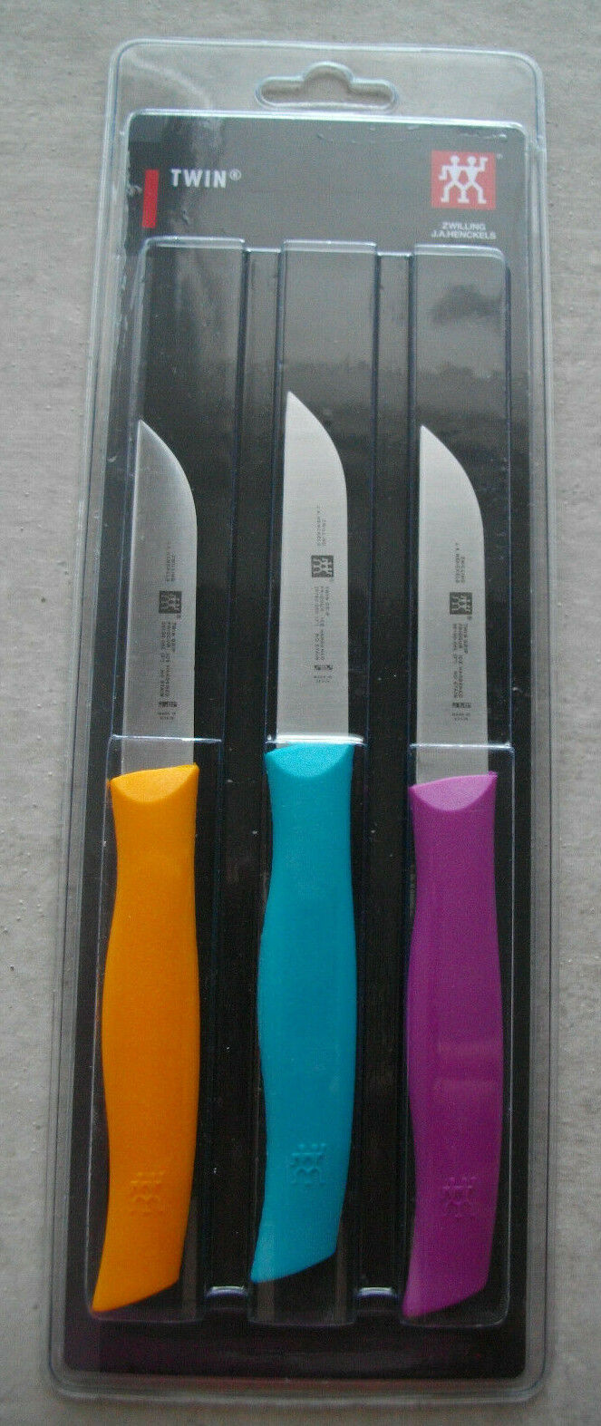  ZWILLING Messerset Gemüsemesser bunt 3-tlg. Haushaltsmesser 38099-000-0