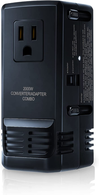 Power Converter Adapter Combo 2000W Voltage Converter 220V t