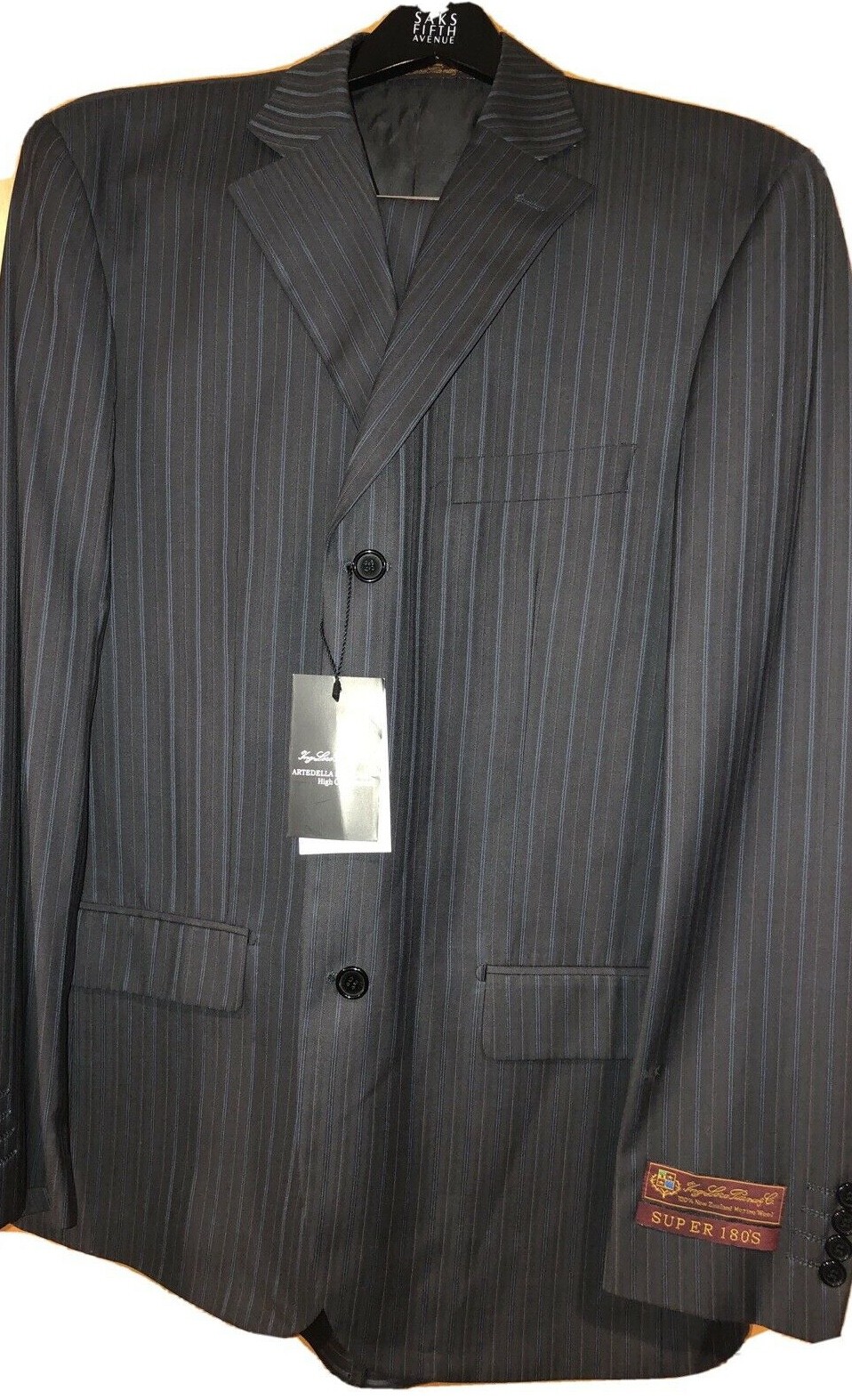 スーツ SARTRIA LATORRE LOROPIANA SUPER130's 46 Loro Piana blue suit LATORRE F/W 24-25 - Rione Fontana