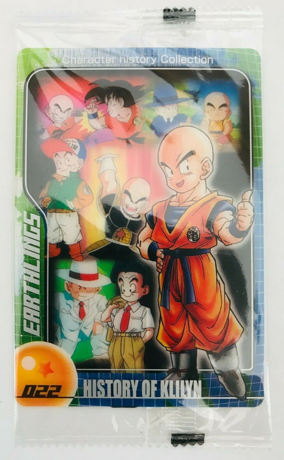 Klilyn 022 Dragon Ball Z History Collection Clear Card