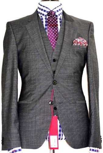 Manteau Vintage LORD INTERNATIONAL Pure Laine Vierge Taille 48 Pour Homme - Style Classique UK