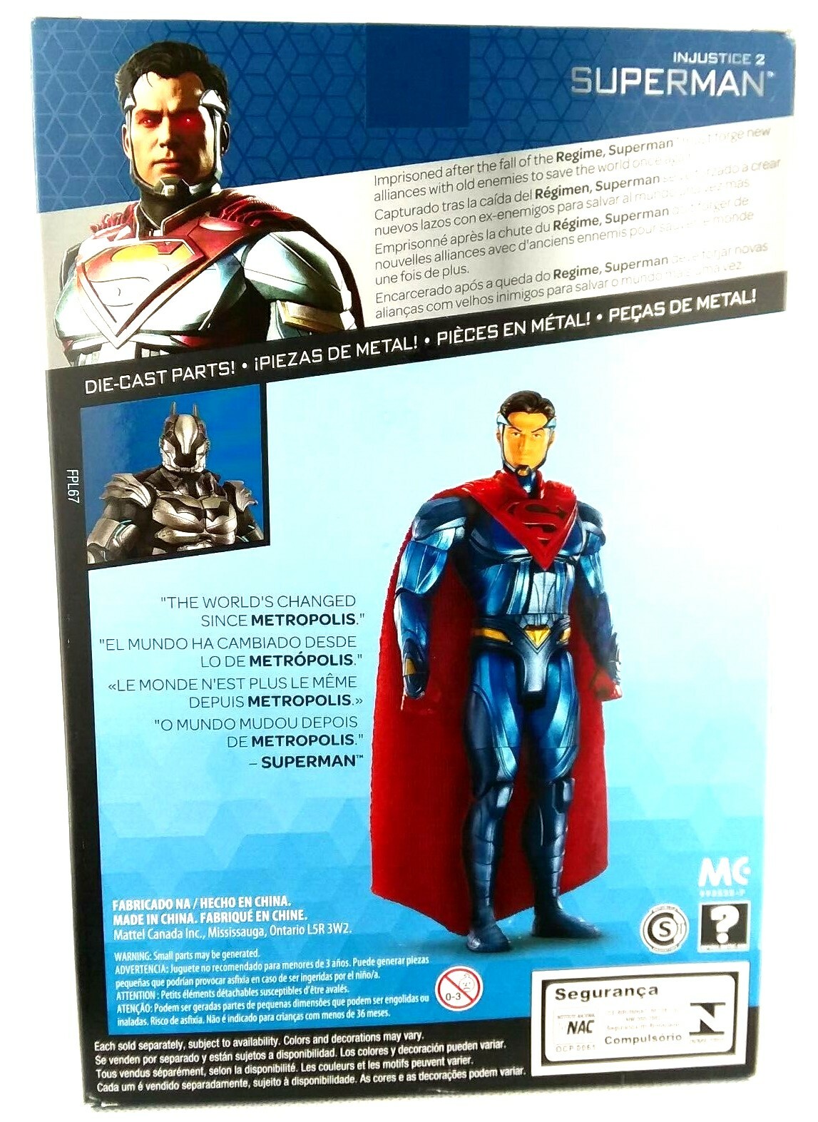 *NEW* DC Multiverse Injustice 2 Superman Metal Platinum Collection Sealed