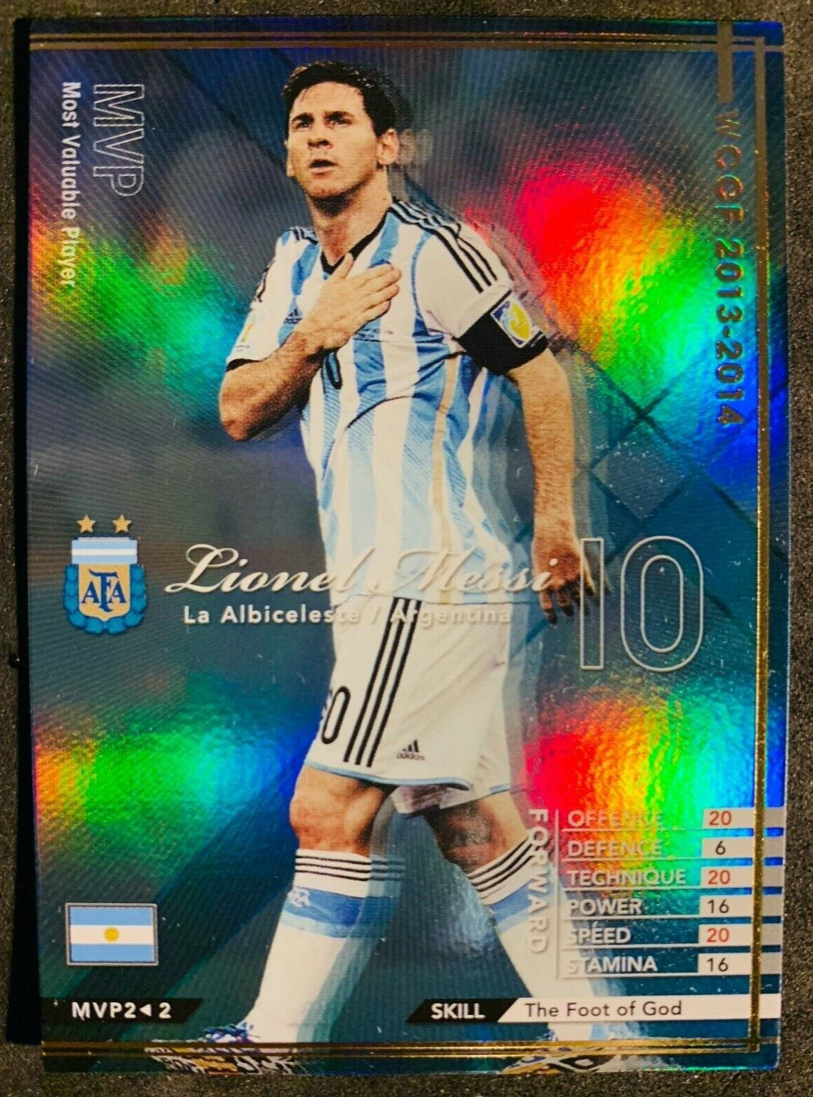 PSA 9 Panini Wccf 2013-2014 Mvp Lionel Messi No.10 La