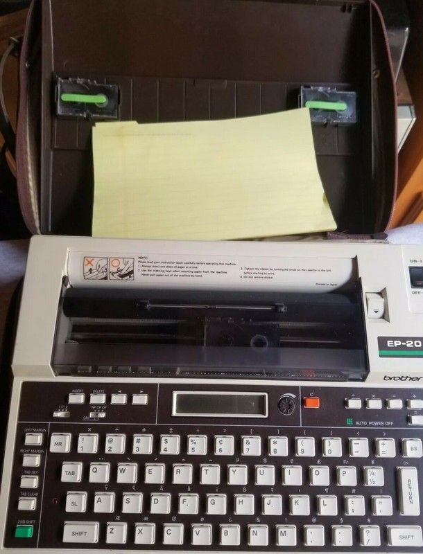 1983 Brother EP20 on the Typewriter Database