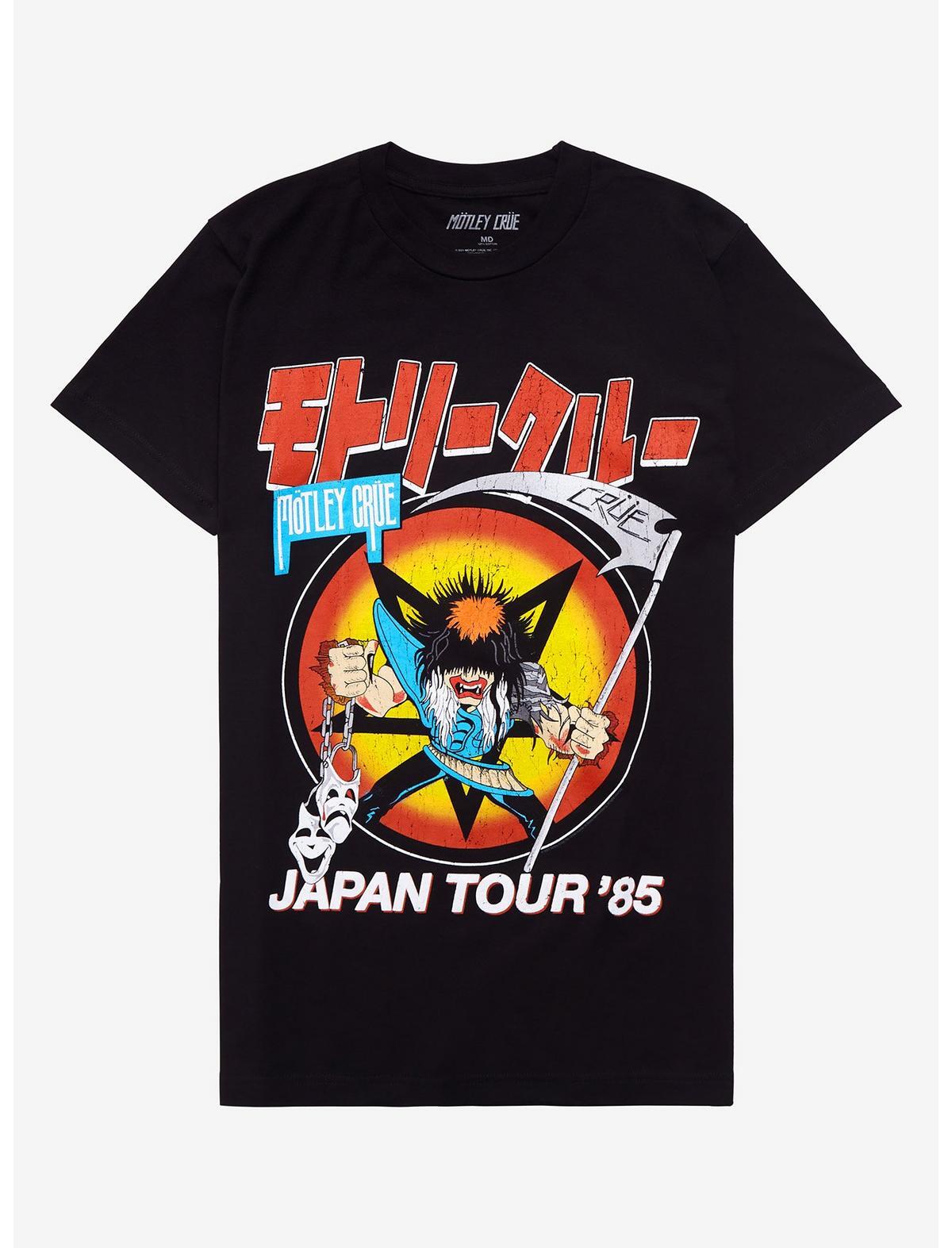 MOTLEY CRUE Japan Tour 1985 Logo Black T-Shirt Small | eBay MOTLEY CRUE Japan Tour 1985 Logo Black T-Shirt Small | eBay