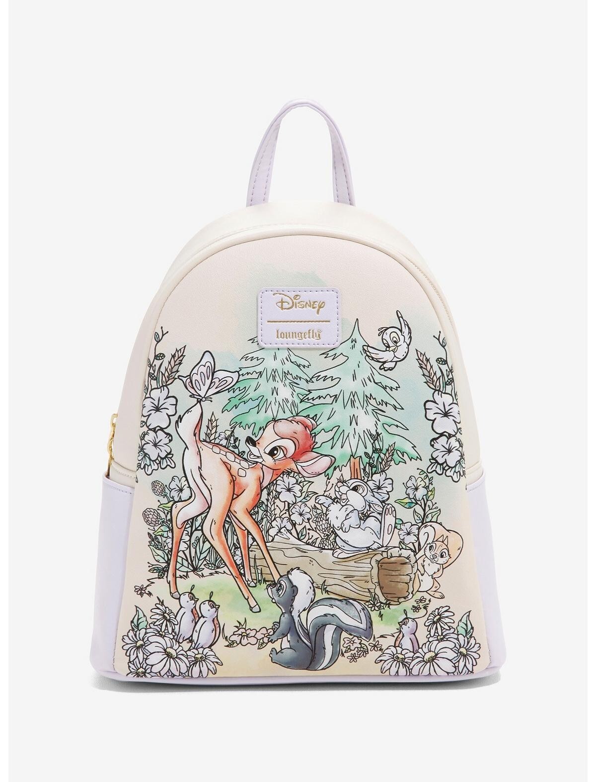 Loungefly Disney Bambi Forest Friends Mini Backpack Bonus bucket hat