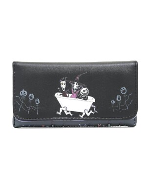 NEW The Nightmare Before Christmas Lock, Shock, Barrel, Oogie Boogie Flap Wallet