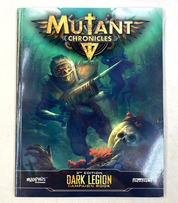 Mutant Chronicles 3e Dark Legion Campaign Book RPG Paperback Modiphius EX