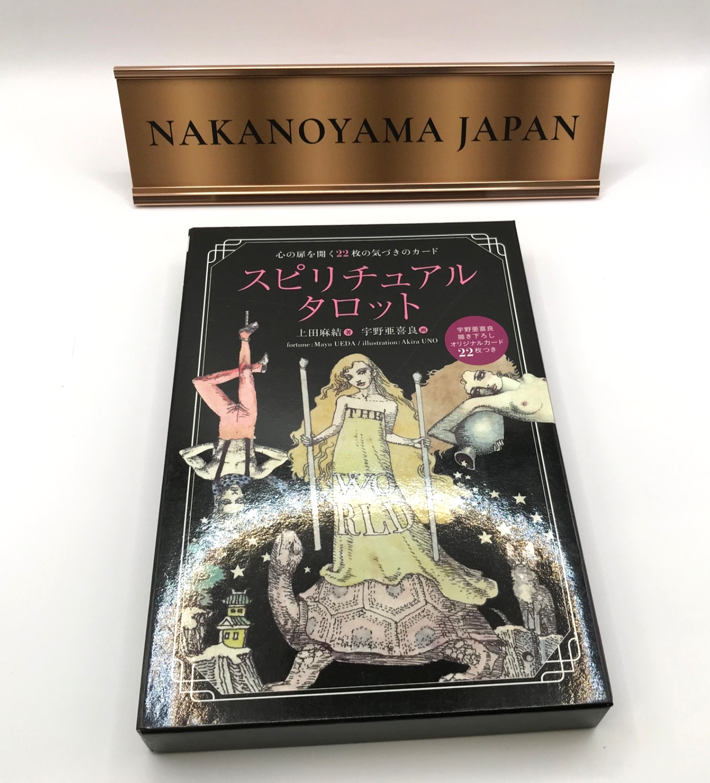 Spiritual Tarot Book w/t 22 Cards Ueda Mayu Aquirax Akira