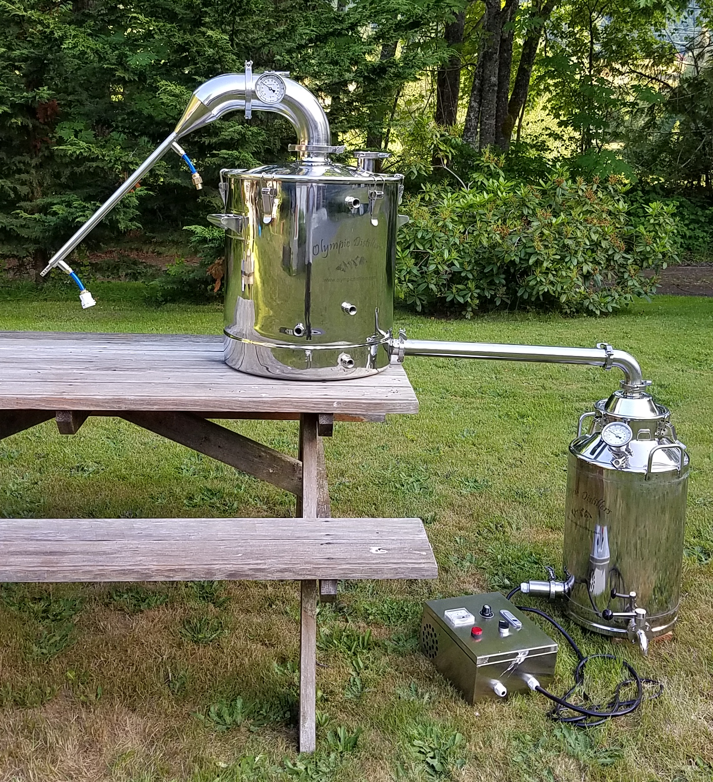 Distiller - Oil Extractor Steam Distillation 220v Or Gas Heat