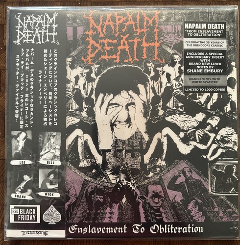 【NAPALM DEATH】FROM ENSLAVEMENT TO OBL　LP Napalm Death - From Enslavement to Obliteration - Amazon.com