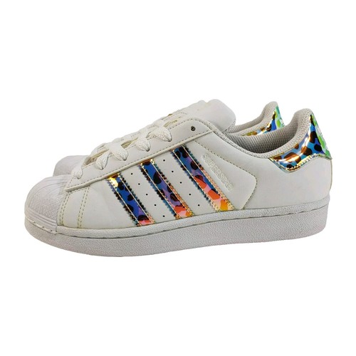 Adidas Superatar J “Iridescent Cheetah Print” Lace Up Shoes