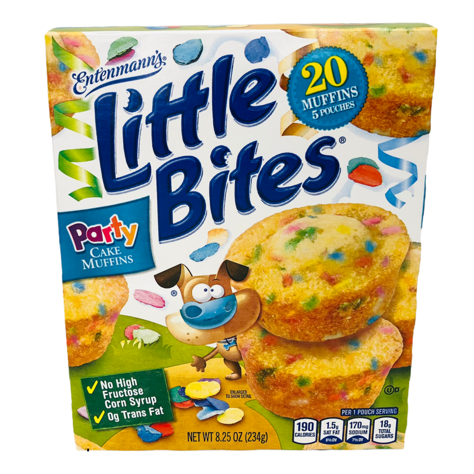 Entenmann's Little Bites Party Cakes Muffins 8.25 oz Entenmanns 