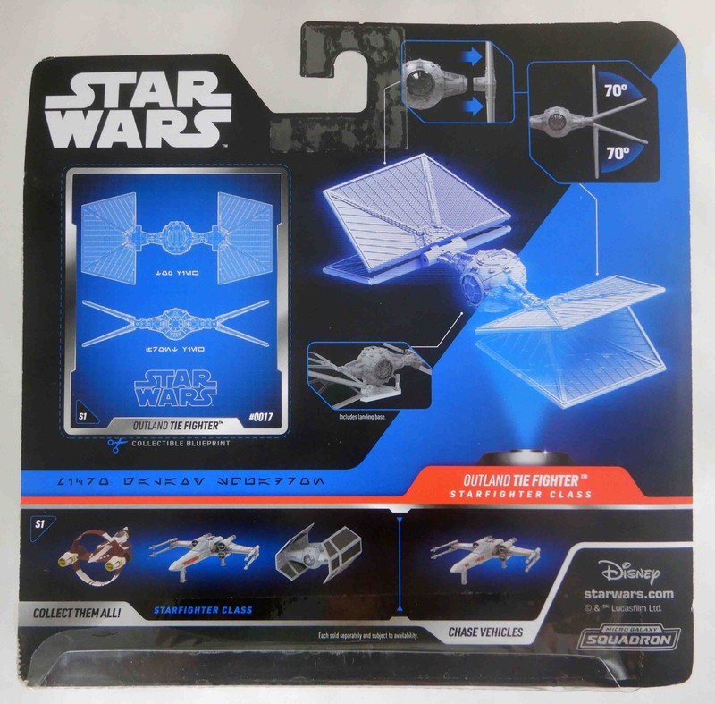 スター・ウォーズ マイクロギャラクシー モフ・ギデオン タイファイター Star Wars Micro Galaxy Squadron OUTLAND TIE FIGHTER with