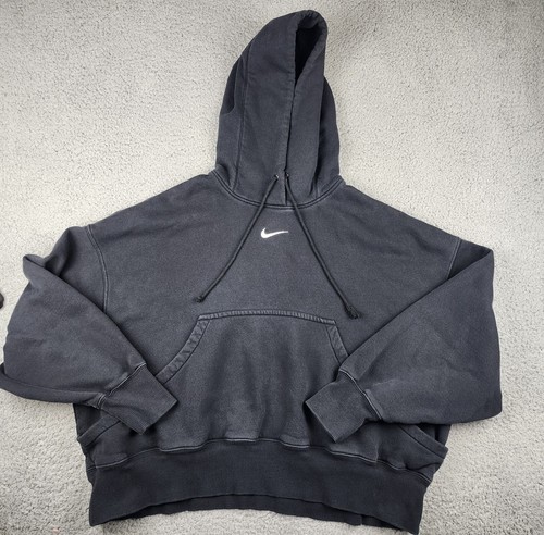 ジャケット・アウター 90s NIKE nylon zip hoodie size S VTG NIKE Swoosh Full Zip Hoodie Sweatshirt 80s 90s Gray Size