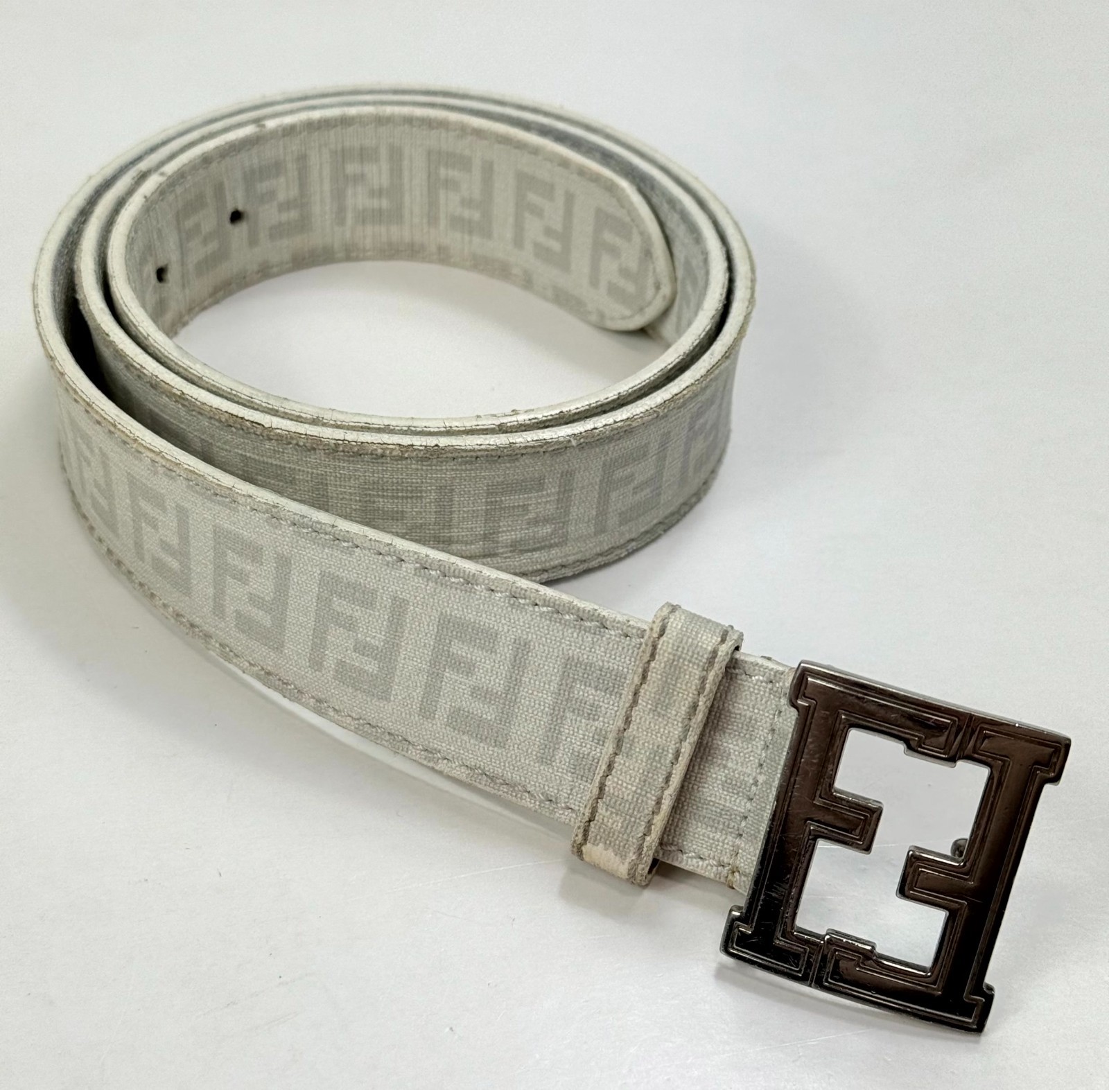 p*e様 FENDI ベルト フェンディ FENDI メンズ 小物 ベルト レザーベルト ロゴ