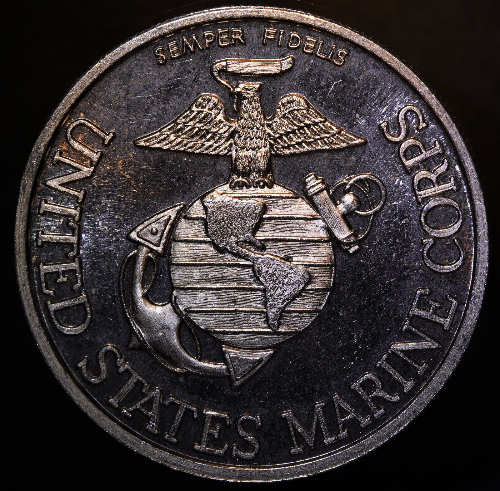 【未使用】エリザベス　1991 999 1OZ United States Marine Corps Desert Storm 1991 WAR 1oz 999