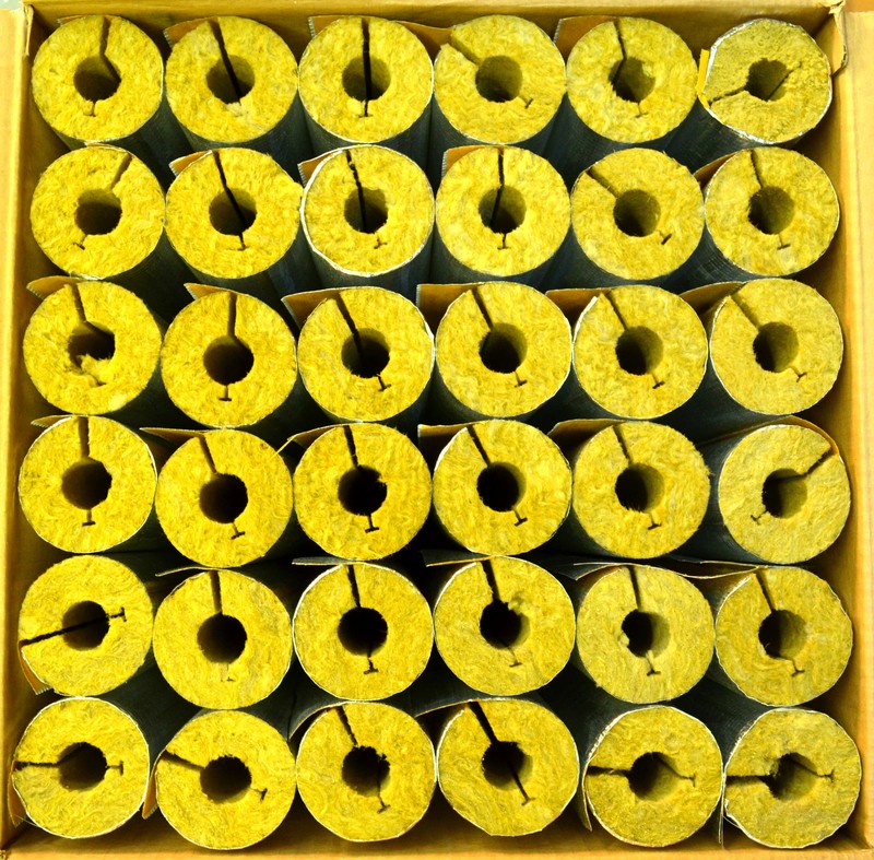 Steinwolle Rohrisolierung Wlg 0,037 Rohrisolierung Alukaschiert Rohrschale Iso