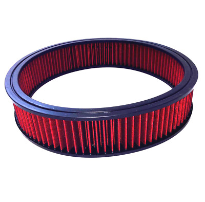 14'' x 3'' Air Cleaner Element Replacement Washable Air Filter Ford Chevy Mopar 