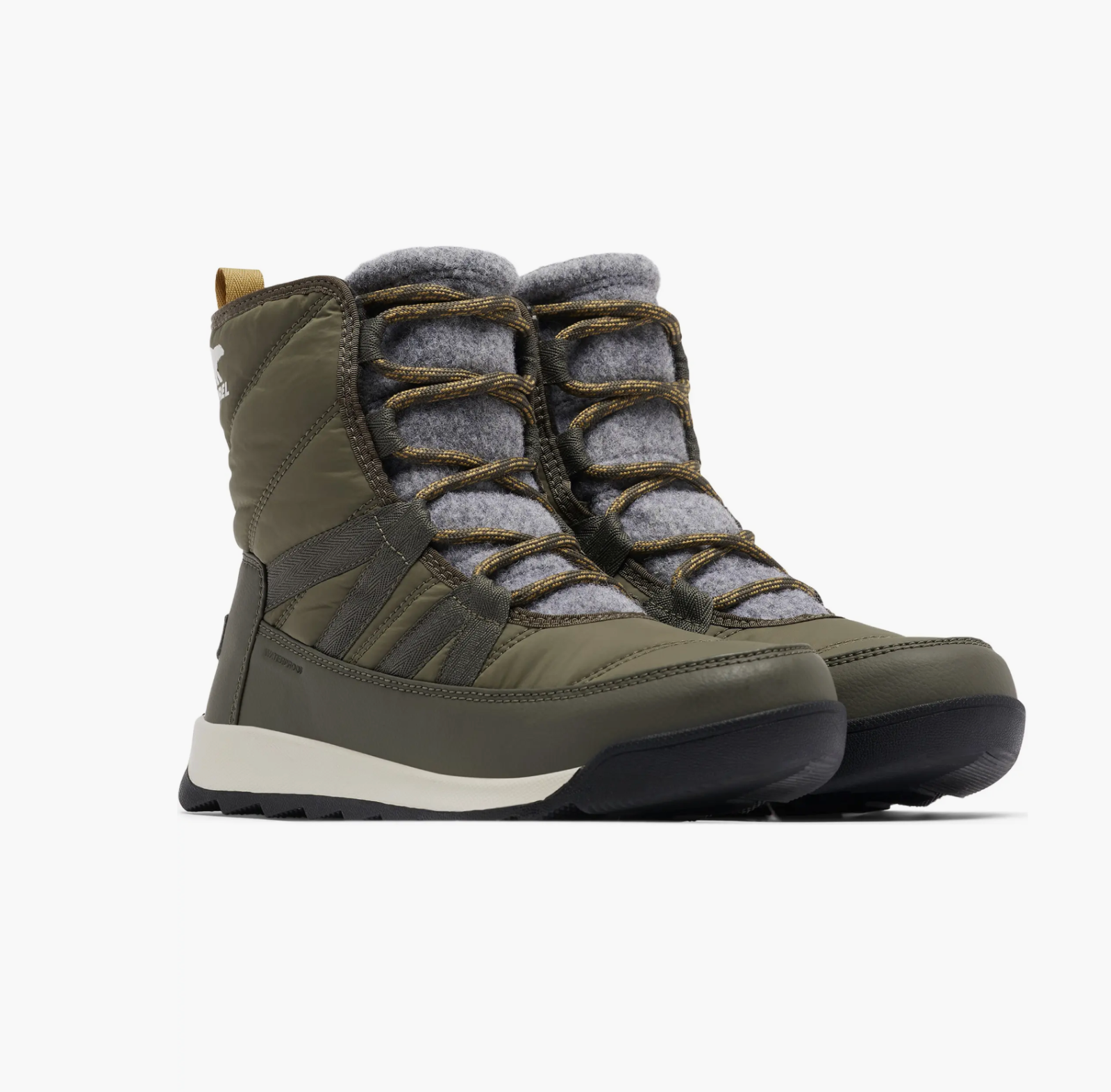 Sorel Z44112 Womens Stone Green Whitney Ii Short Lace-Up