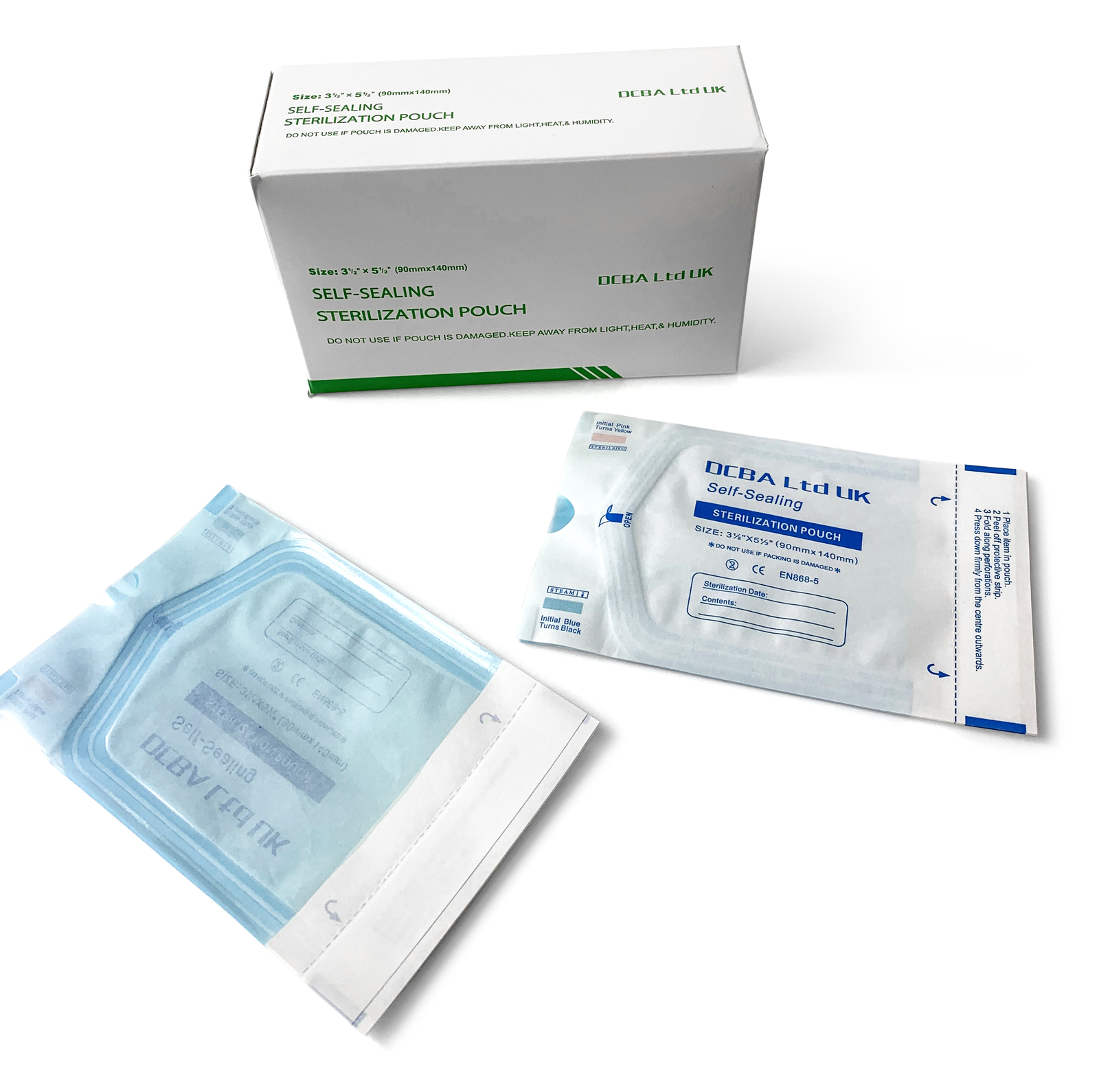 BOX OF 200 MEDICAL DENTAL AUTOCLAVE STERILISE POUCHES CHOOSE SIZE! eBay