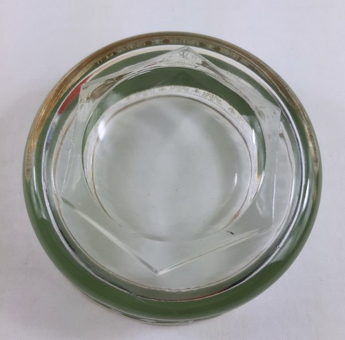 Vintage Wedgwood Green 22 Karat Nappy Bowl Dessert Grecian Hellenic 4 1/2 Wide