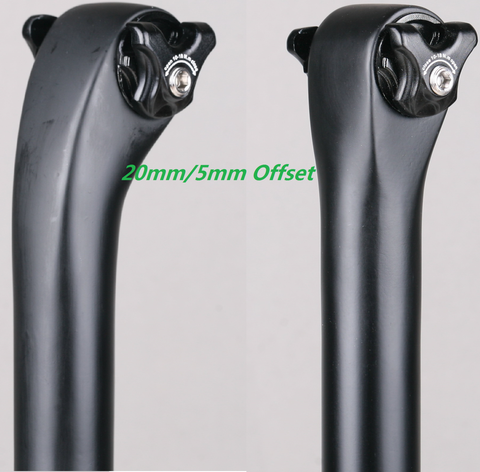 Hylix 20mm Offset/5mm Zero Carbon Seatpost-27.2/30.0/31.6