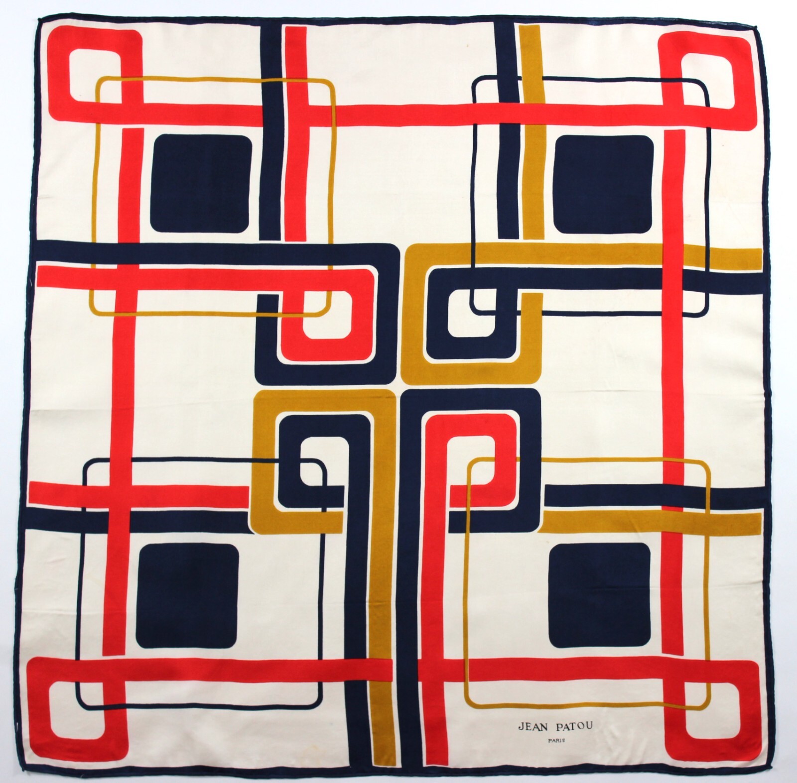 JEAN PATOU vintage フランス製 シルクスカーフ JEAN PATOU vintage フランス製 シルクスカーフ